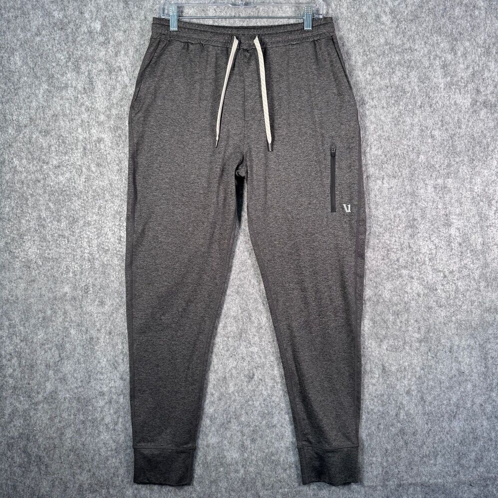 Vuori Sunday Performance Joggers Pants Mens Medium Gray Athletic Performance